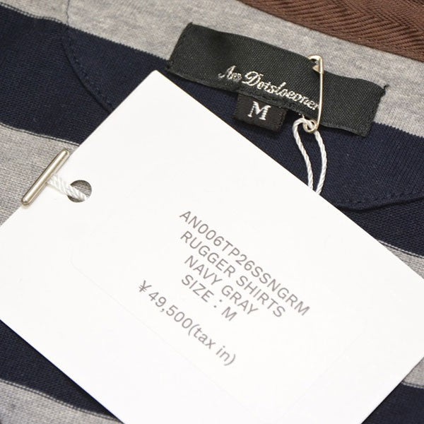 Ans Dotsloevner 2026SS RUGGER SHIRTS ボーダーロングスリーブポロシャツ ラガーシャツ AN006TP26SSNGRM 古着・中古-6枚目のアイテム画像