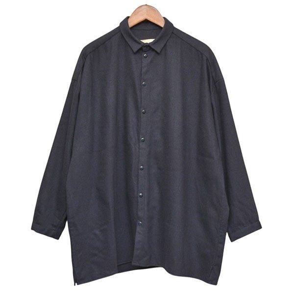 toogood THE DRAUGHTSMAN SHIRT WOOL CASHMERE FLANNEL THE DRAUGHTSDMAN SHIRT カシミヤ混ぜウールネルシャツ 古着・中古-1枚目のアイテム画像