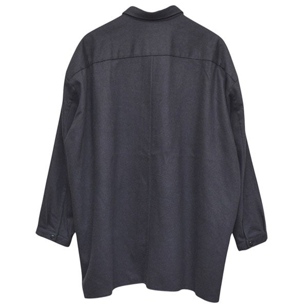 toogood THE DRAUGHTSMAN SHIRT WOOL CASHMERE FLANNEL THE DRAUGHTSDMAN SHIRT カシミヤ混ぜウールネルシャツ 古着・中古-2枚目のアイテム画像