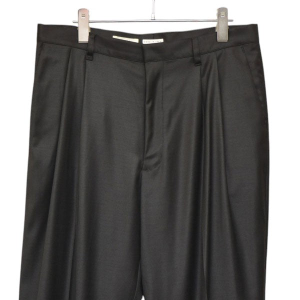 FUJI SILK WOOL TWO TUCK SLACKS 2タックシルクウールスラックスパンツ 古着・中古-3枚目のアイテム画像
