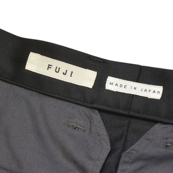 FUJI SILK WOOL TWO TUCK SLACKS 2タックシルクウールスラックスパンツ 古着・中古-6枚目のアイテム画像