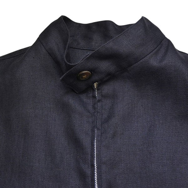 FUJI×1LDK 2024SS 別注 LINEN STAND COLLAR BLOUSON スタンドカラーブルゾン リネンジャケット 古着・中古-3枚目のアイテム画像