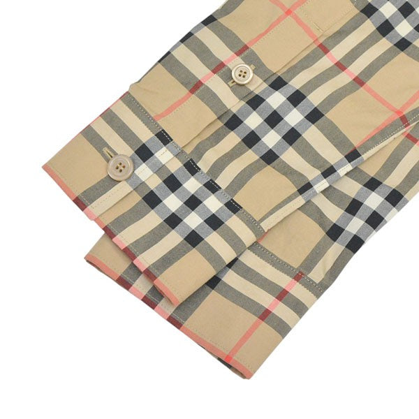 BURBERRY 2020AW ノバチェックパッチワークシャツ 8032268 古着・中古-4枚目のアイテム画像
