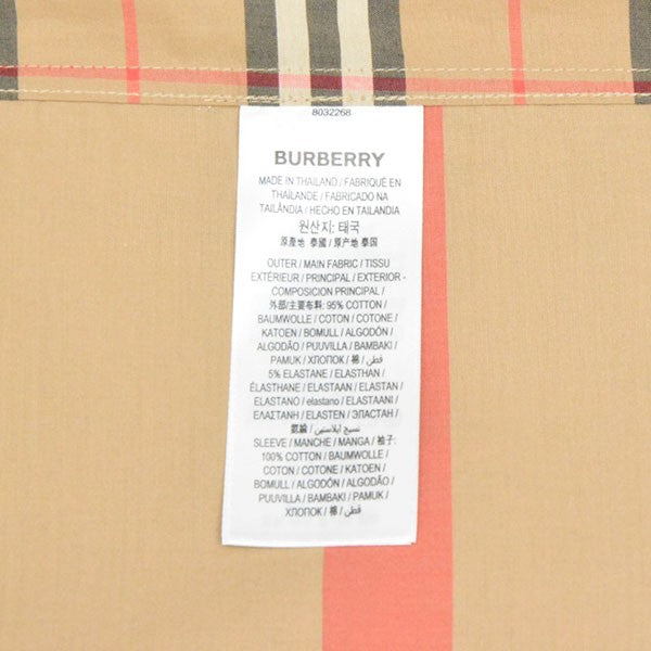 BURBERRY 2020AW ノバチェックパッチワークシャツ 8032268 古着・中古-6枚目のアイテム画像