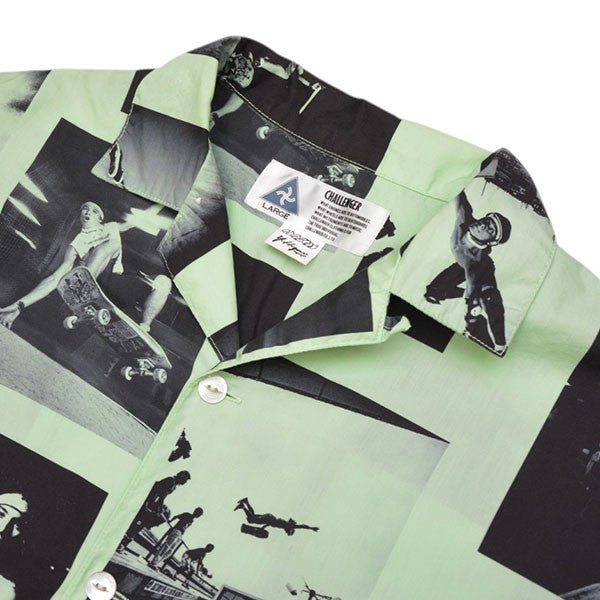 CHALLENGER×HOSOI 2024SS HOSOI PHOTO SS SHIRT 総柄オープンカラーシャツ 開襟シャツ 半袖シャツ CLG-HS 009 古着・中古-3枚目のアイテム画像