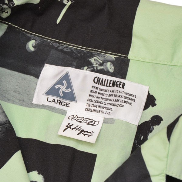 CHALLENGER×HOSOI 2024SS HOSOI PHOTO SS SHIRT 総柄オープンカラーシャツ 開襟シャツ 半袖シャツ CLG-HS 009 古着・中古-7枚目のアイテム画像