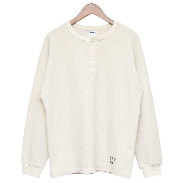 2025AW　HENLEY NECK THERMAL SHIRT　ヘンリーネックサーマルロングスリーブTシャツ　155-12-020