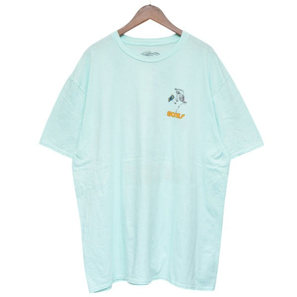 SKBD SKELTON セラドン Tシャツ　スカルプリントTシャツ