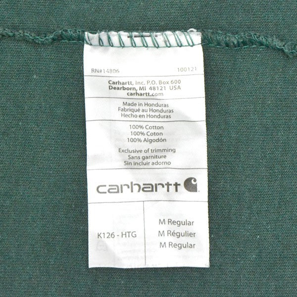 CarHartt ビッグサイズ ワンポイントロゴ長袖カットソー ロンＴ 長袖Tシャツ K126-HTG 古着・中古-8枚目のアイテム画像