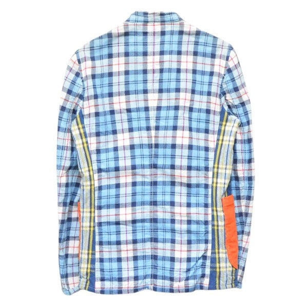 COMME des GARCONS HOMME PLUS 2010SS パッチワークシャツジャケット 3Bテーラードジャケット 古着・中古-2枚目のアイテム画像