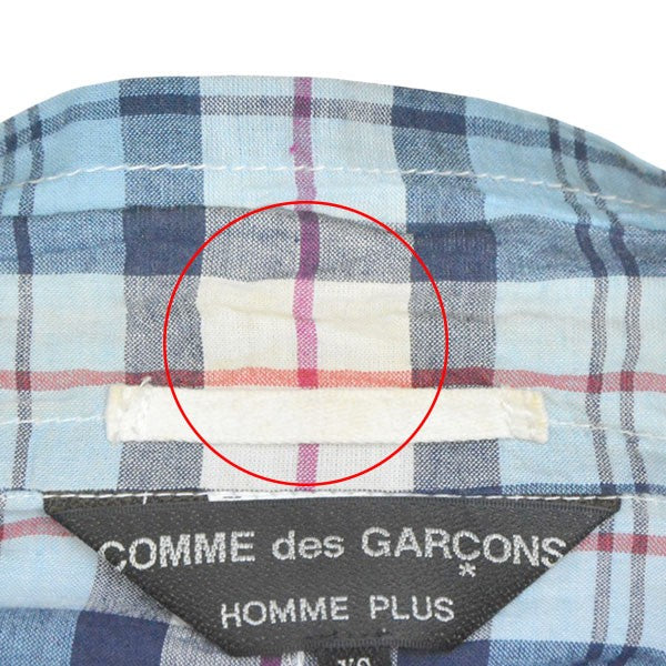 COMME des GARCONS HOMME PLUS 2010SS パッチワークシャツジャケット 3Bテーラードジャケット 古着・中古-5枚目のアイテム画像