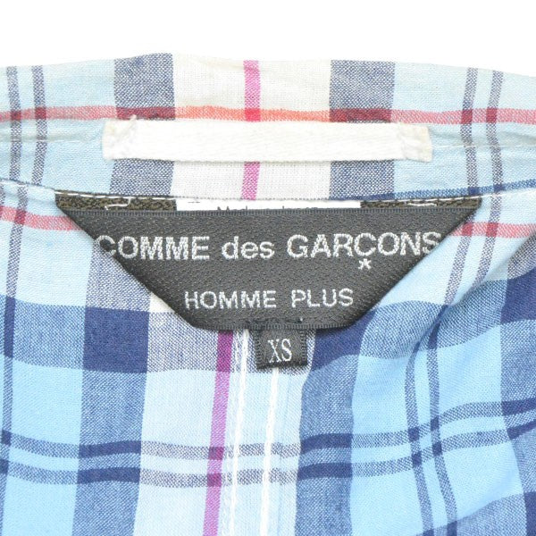 COMME des GARCONS HOMME PLUS 2010SS パッチワークシャツジャケット 3Bテーラードジャケット 古着・中古-7枚目のアイテム画像