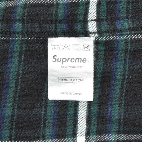 Supreme 2010AW Utility Flannel Shirt ユーティリティフランネルチェックシャツ 古着・中古-7枚目のアイテム画像