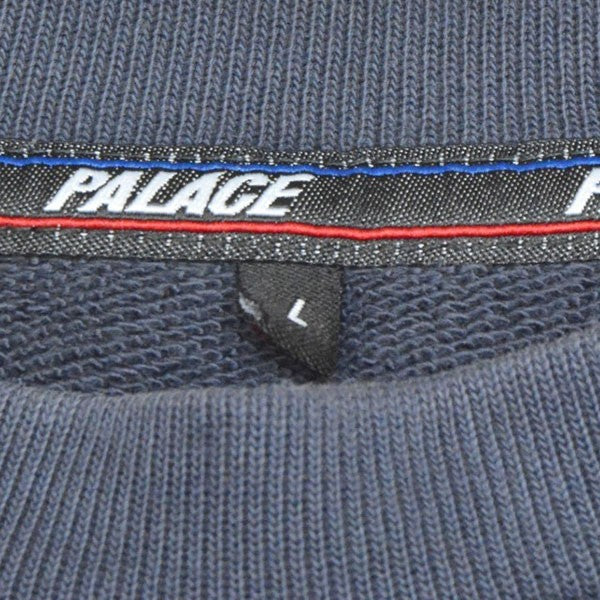 PALACE Basically A Crew ロゴクルーネックスウェットシャツ 古着・中古-6枚目のアイテム画像