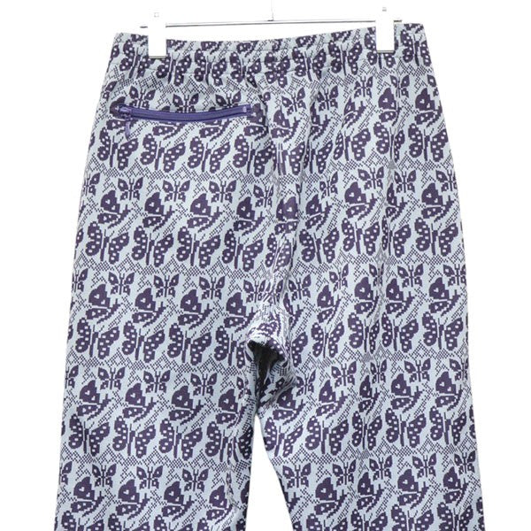 Needles 2024AW Track Pant-Poly Jq．-Rose 総柄ジャガードトラックジャージーパンツ PU270 古着・中古-4枚目のアイテム画像