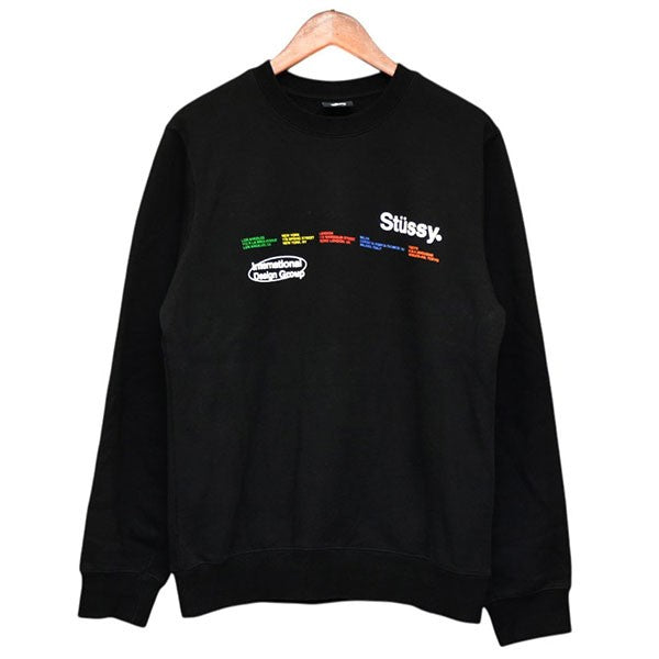 stussy CITY BANNERS CREW クルーネックスウェットプルオーバーシャツ トレーナー Z30SAGR020 古着・中古-1枚目のアイテム画像
