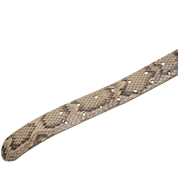 2025AW　FUCK IT SNAKESKIN BELT　スネーク柄ベルト