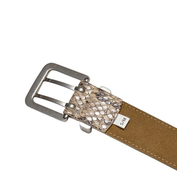 2025AW　FUCK IT SNAKESKIN BELT　スネーク柄ベルト