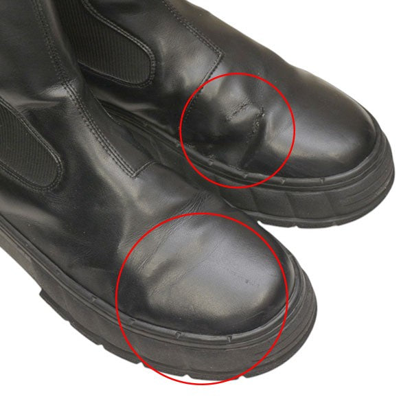 VIRON Black Apple Boot サイドゴアブーツ 古着・中古-9枚目のアイテム画像