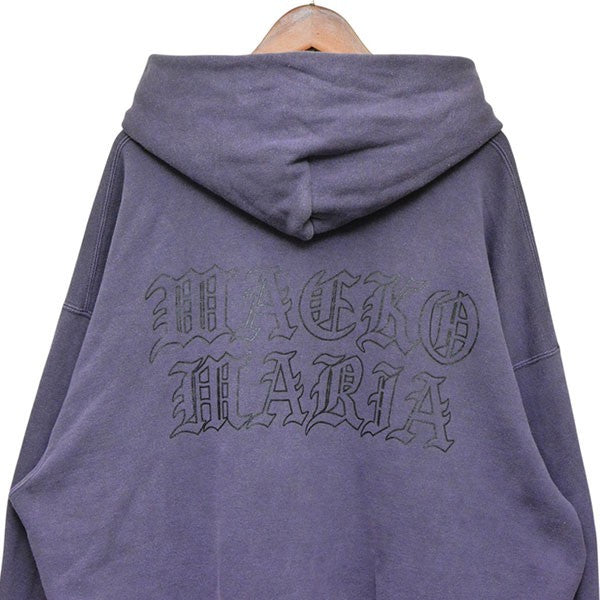 WACKO MARIA 2026SS WASHED MIDDLE WEIGHT FULL ZIP HOODED SWEAT SHIRT ウォッシュドフルジップフーデッドスウェットシャツ パーカー 26SS-WMC-SS04 古着・中古-4枚目のアイテム画像