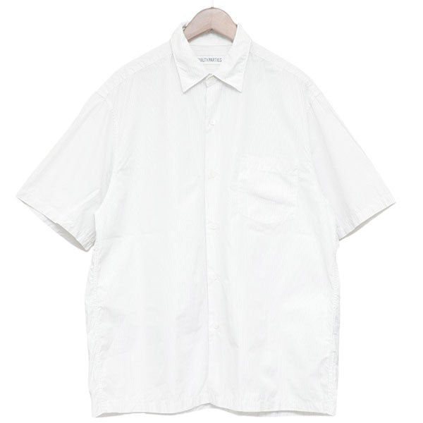 WACKO MARIA×S．I．C． TESS レギュラーカラーストライプハーフスリーブシャツ 半袖シャツ 古着・中古-1枚目のアイテム画像