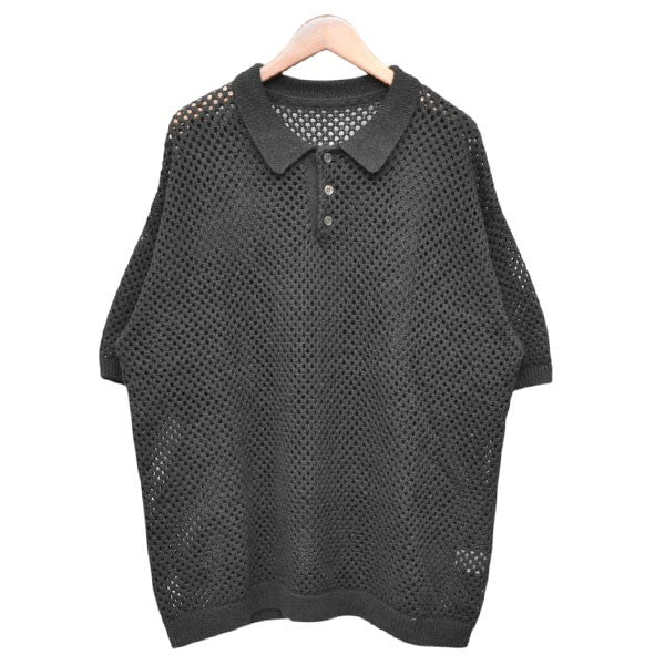 crepuscule×BEAMS T KNIT POLO ニットポロシャツ 半袖シャツ 2401-035 古着・中古-1枚目のアイテム画像