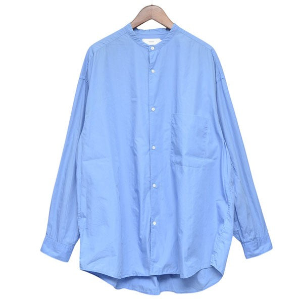 Graphpaper 2023SS Broad LS Oversized Band Collar Shirt バンドカラーオーバーサイズシャツ GM231-50081B 古着・中古-1枚目のアイテム画像