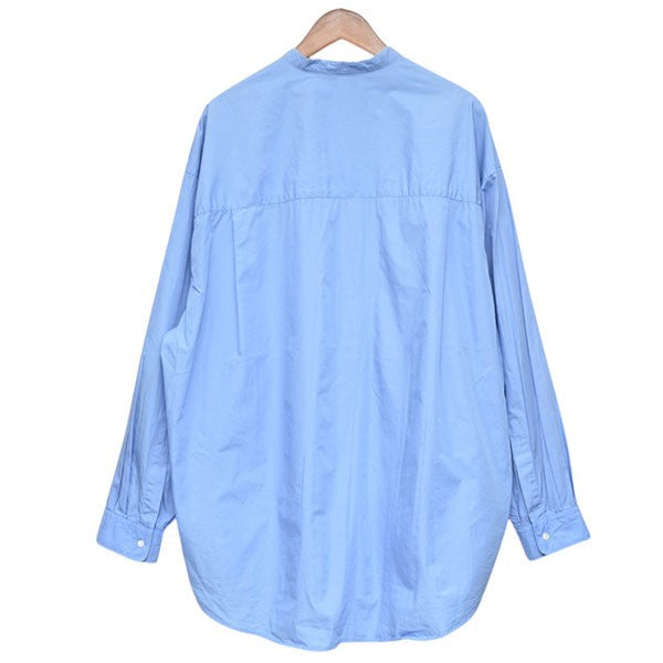Graphpaper 2023SS Broad LS Oversized Band Collar Shirt バンドカラーオーバーサイズシャツ GM231-50081B 古着・中古-2枚目のアイテム画像