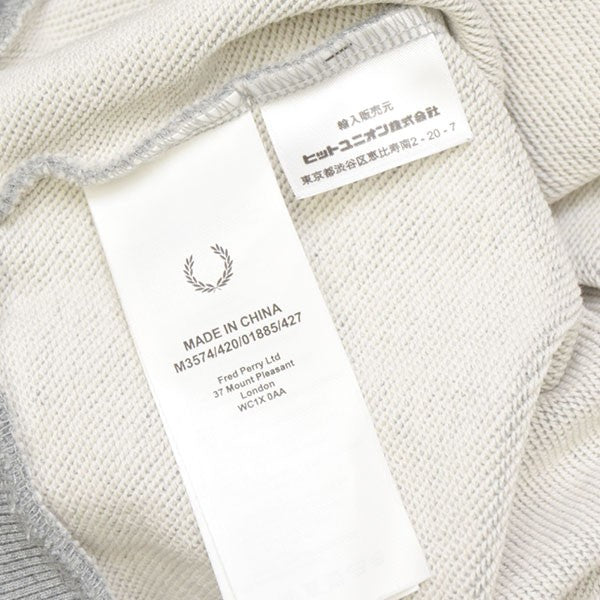 FRED PERRY Half Zip Sweatshirt ハーフジップスウェットシャツ トレーナー M3574 古着・中古-6枚目のアイテム画像