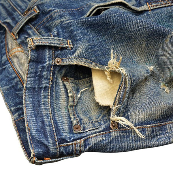LEVI’S 1960年代 Vintage Lot 501 BIG-E ボタン裏W刻印 ストレートデニムパンツ 古着・中古-10枚目のアイテム画像