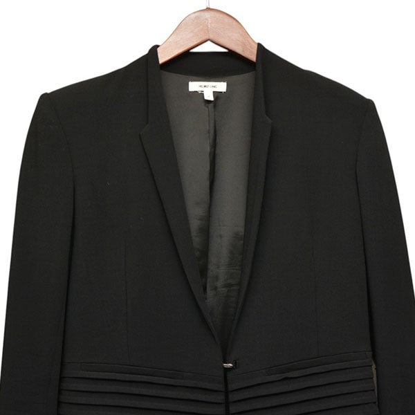 HELMUT LANG 切替ショート丈ジャケット クロップドテーラードジャケット 古着・中古-3枚目のアイテム画像