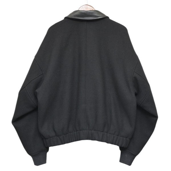 NIKE 2023AW Solo Swoosh Wool Varsity Jacket FZ1168-010 ソロスウォッシュウールバーシティジャケット ブルゾン 古着・中古-2枚目のアイテム画像