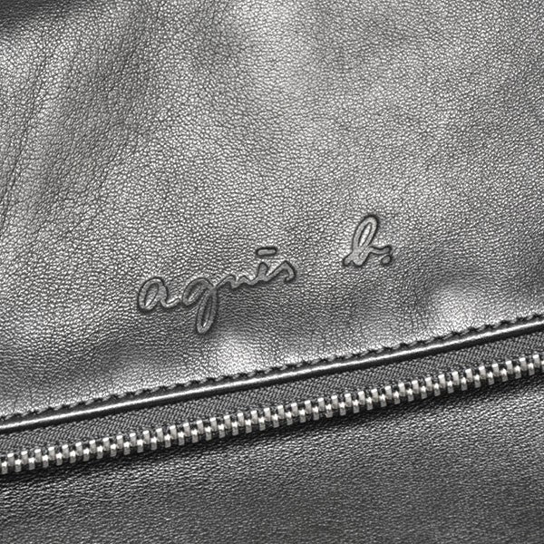 agnes b レザーショルダーバッグ サコッシュ OF 362862 古着・中古-4枚目のアイテム画像