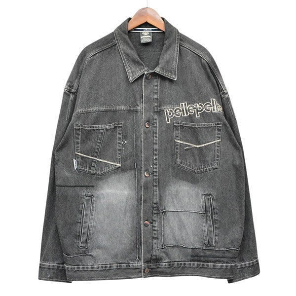 pellepelle デニムジャケット オーバーサイズGジャン 古着・中古-1枚目のアイテム画像