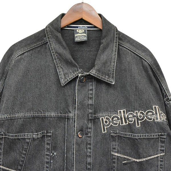 pellepelle デニムジャケット オーバーサイズGジャン 古着・中古-3枚目のアイテム画像