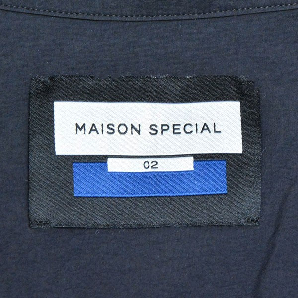 MAISON SPECIAL 2023SS ハイパーウォータープルーフタフタプライムオーバーオープンカラーシャツ ロングスリーブ開襟シャツ 11231311213 古着・中古-5枚目のアイテム画像