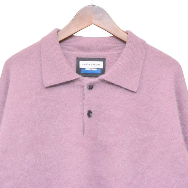 MAISON SPECIAL 2025AW Super140 Brushed Extra Fine Merino Wool Polo Shirt セーター メリノウールニットポロシャツ 11252361323 古着・中古-3枚目のアイテム画像