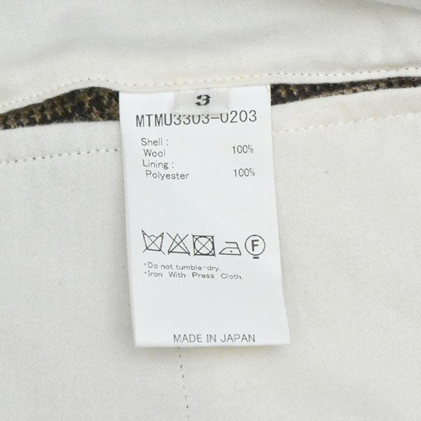 MAATEE＆SONS×MusterWerk 2023AW Ex．COOPER 2INTUCK TAPERED TROUSERS タックテーパードスラックス MTMU3303-0203 古着・中古-6枚目のアイテム画像