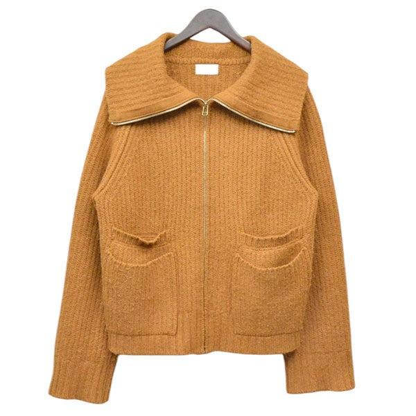 BED J．W． FORD 2021AW Sailor collar セーラーカラーハーフジップニットセーター 21AW-B-KT05 古着・中古-1枚目のアイテム画像