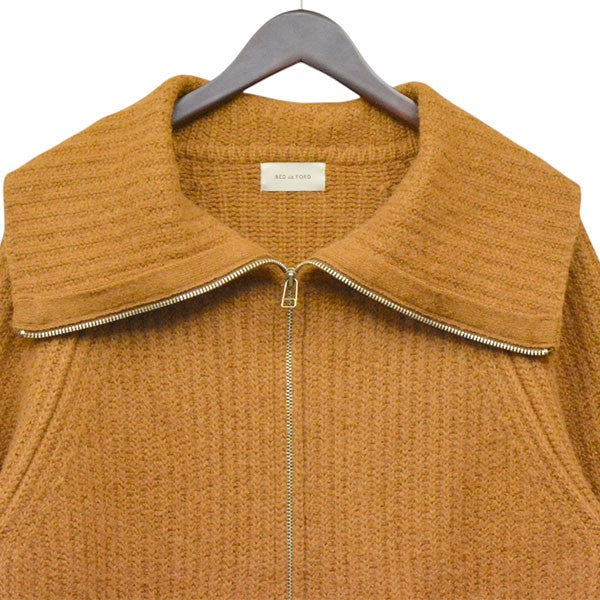 BED J．W． FORD 2021AW Sailor collar セーラーカラーハーフジップニットセーター 21AW-B-KT05 古着・中古-3枚目のアイテム画像