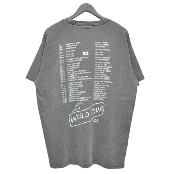 2024 WORLD TOUR TEE　ワールドツアーＴシャツ　プリントバンドＴシャツ
