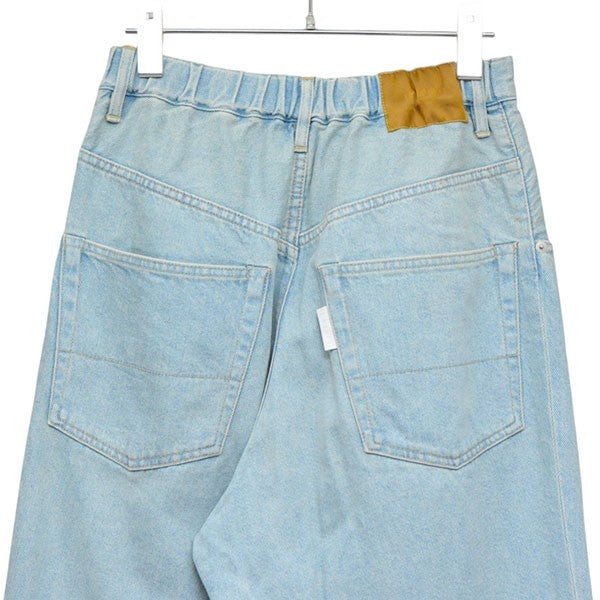 NEON SIGN Wide denim slacks Used ワイドデニムスラックス ウォッシュタックバギージーンズ N0344 古着・中古-5枚目のアイテム画像