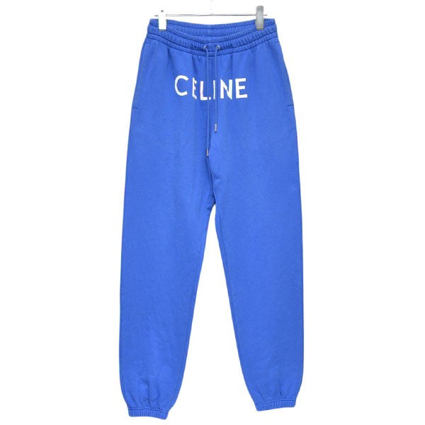 CELINE 2021SS Loose Joggers Sweat Pants ロゴプリントスウェットパンツ 2Z056052H 古着・中古-1枚目のアイテム画像