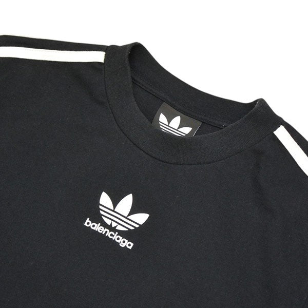 BALENCIAGA×adidas 2023SS 3 Stripe Front Logo Tee ロゴプリントTシャツ 731861 TNVT5 古着・中古-3枚目のアイテム画像