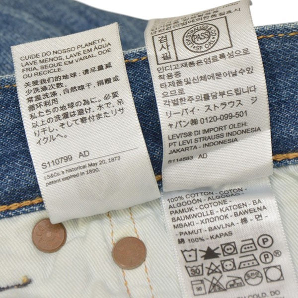 LEVI’S PReMIUM MADE IN THE USA 501 オリジナルフィットストレートデニムパンツ PC9-00501-3288 古着・中古-6枚目のアイテム画像