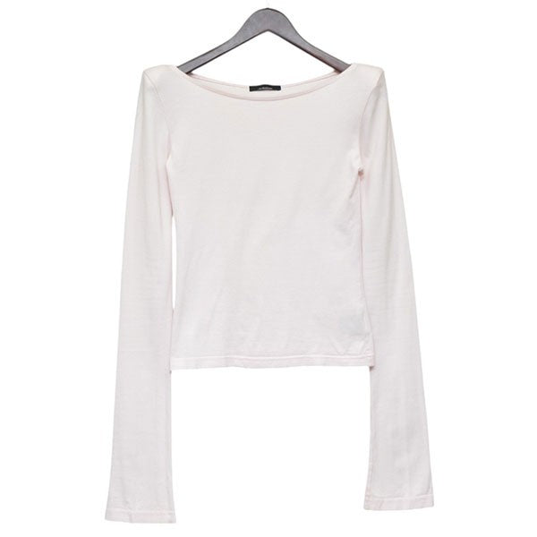 Ans Dotsloevner shoulder tops パットロングスリーブTシャツ 古着・中古-1枚目のアイテム画像