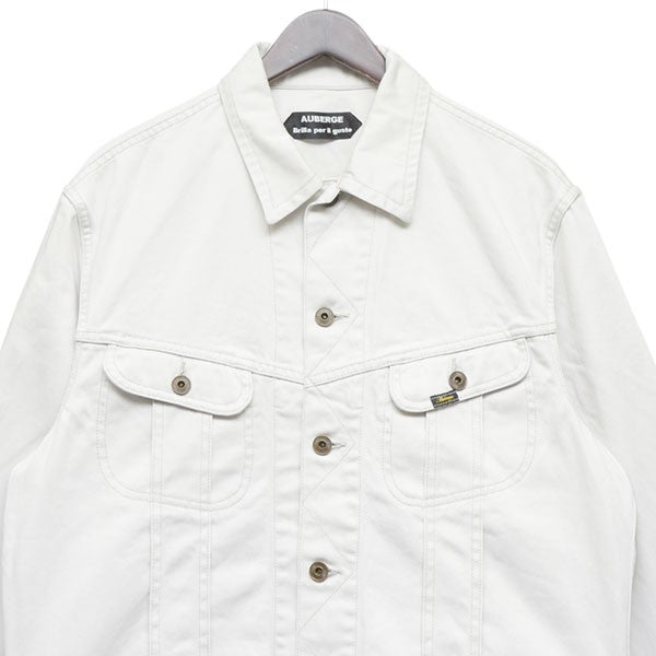 AUBERGE×Brilla per il gusto 2023SS 別注 コットンサテン ジャケット トラッカージャケット 24-18-0145-608 古着・中古-3枚目のアイテム画像
