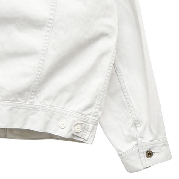 AUBERGE×Brilla per il gusto 2023SS 別注 コットンサテン ジャケット トラッカージャケット 24-18-0145-608 古着・中古-4枚目のアイテム画像