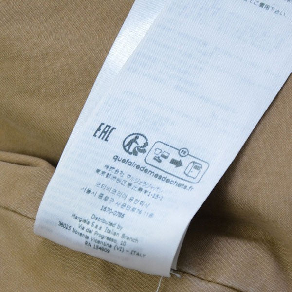 Maison Margiela 2024AW canvas overcoat jacket ワックスコート カバーオール ジャケット S50AM0625 M35206 古着・中古-9枚目のアイテム画像