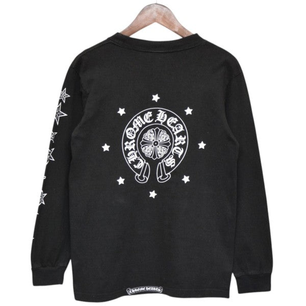CHROME HEARTS Malibu OLD STAR LS TEE ホースシュープリントロングスリーブTシャツ 古着・中古-1枚目のアイテム画像